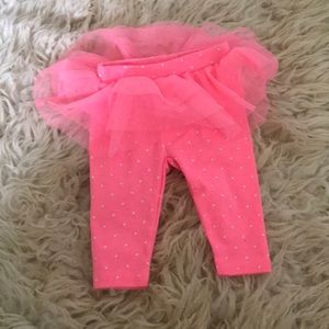 Newborn pink tutu pants